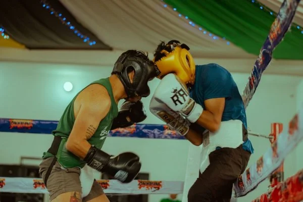 boxing match punch